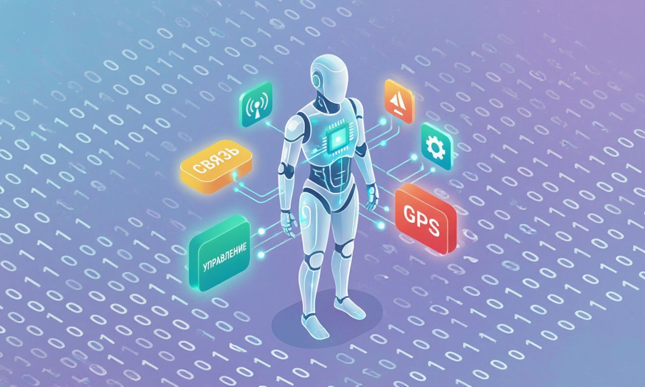 Схема UWB навигации и робототехнические модули от Робомодуль